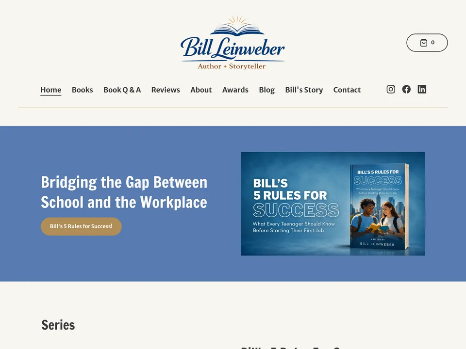 Bill Leinweber's author website
