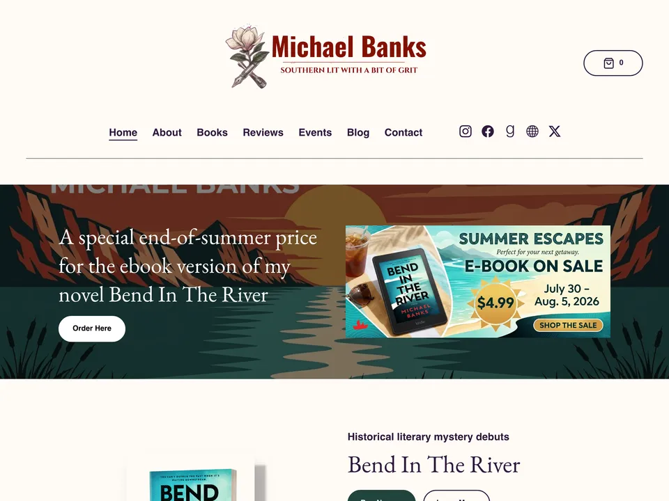 Michael Banks's author website