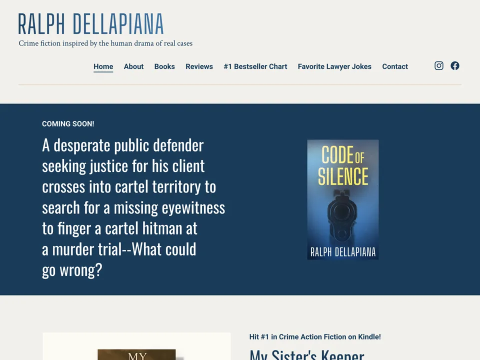 Ralph Dellapiana's author website