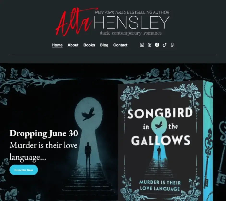 Alta Hensley's website