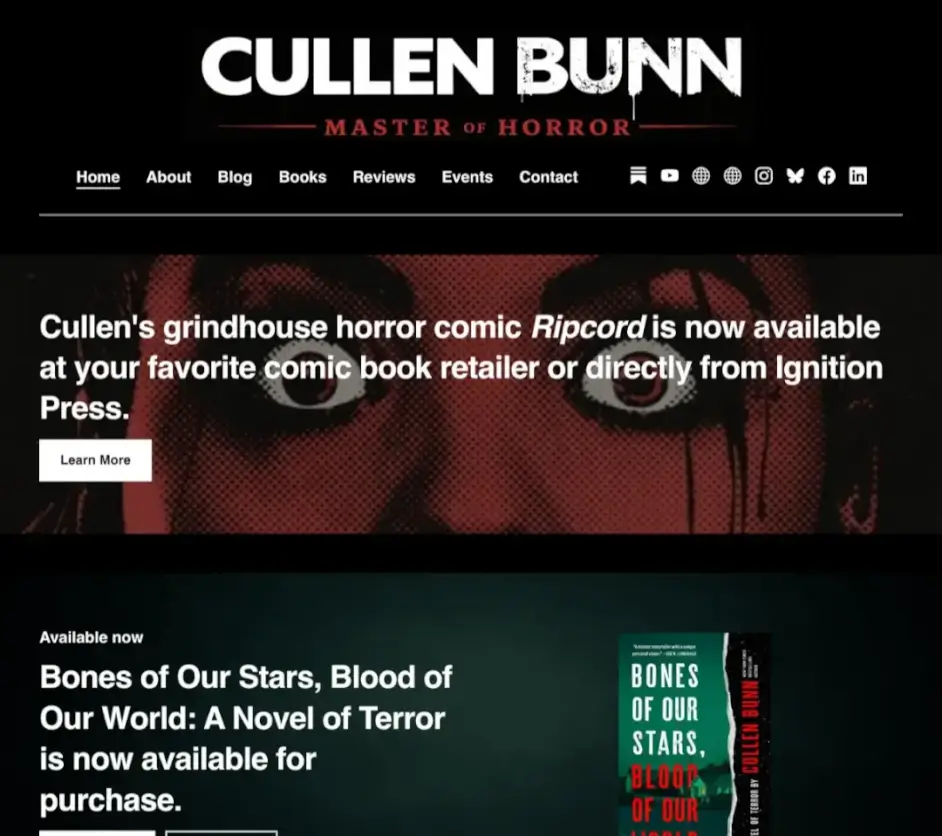 Cullen Bunn's website