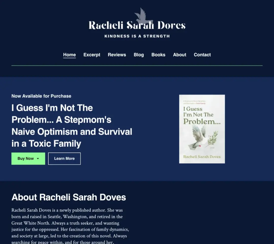 Racheli Sarah Dove's website
